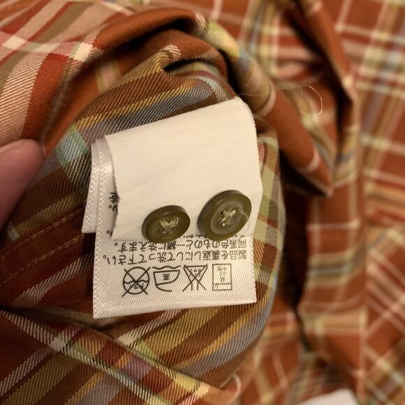 Eddie Bauer Plaid Button Down Size XL - Picture 9 of 12
